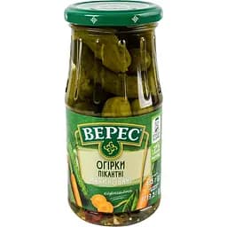 Огірки Верес мариновані пікантні 435 г