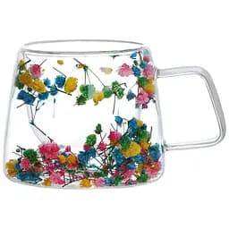 Набор чашек Vittora Краски лета с двойным дном 2 шт. 200 мл (147373)