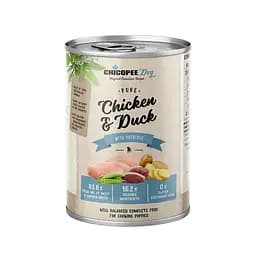 Консерви Chicopee (Чикопі) Dog Junior Pure Chicken & Duck 800 г х 6 шт для цуценят курка з качкою