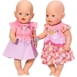 Одяг для ляльки Baby Born Святкова сукня з кроликом (824559-2) - мініатюра 3