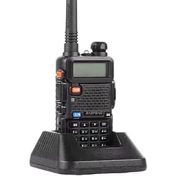 Портативна тактична рація Baofeng UV-5R 5W дводіапазонна з гарнітурою VHF136-174/UHF400-520 МГц (18835) - мініатюра 3