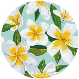 Картина по номерам Brushme Плюмерия (Размер M) 30x30 см