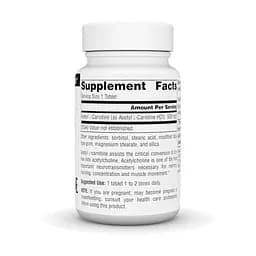 Ацетил L-карнітин Source Naturals Acetyl L-Carnitine 500 mg, 30 таблеток - мініатюра 2