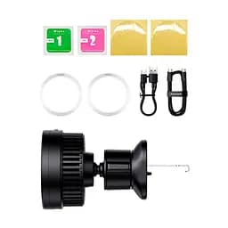 Бездротове зарядне + тримач для авто Baseus MagPro Series Magnetic Wireless Air Vent 15W C40164100121-00 - мініатюра 5