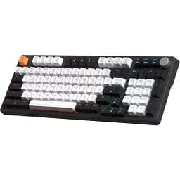 Клавіатура GamePro MK170B, Black/White, USB, механічна (перемикачі Outemu Red), RGB-підсвічування, 97 кнопок, регулятор гучності, змінні перемикачі, 1.8 м, UK/EN - мініатюра 2