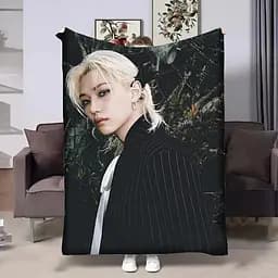 Плед 3D Stray Kids Фелікс 32321 160х200 см