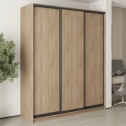 Шкаф-купе трехдверный MebelStar Комбо BG 3ДСП 200x60x240 см Дуб сонома (MBS-9460)
