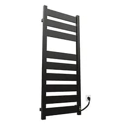 Электрический полотенцесушитель Kosser Волс 1200x500 ER тайм. черный ДВЛ03ER, Черный матовый, Правое