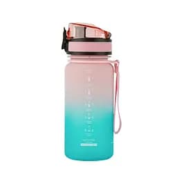 Пляшка для води UZSPACE 3034(Pink-Blue) 350 мл, рожево-блакитна - мініатюра 2