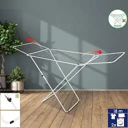 Сушарка для білизни підлогова Casa Si Kolibri White (CS42191C06D)  - мініатюра 6