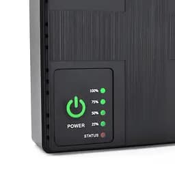 UPS ИБП бесперебойник для роутера/терминала EPON GPON/POE Voltronic DC1018P 5V/9V/12V Black - мініатюра 4