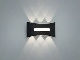 Світильник LED фасадний Diasha чорний 4W 4 промені