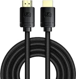 Кабель Baseus High Definition Series HDMI 8K to HDMI 8K Adapter Cable 3m CAKGQ-L01 Black