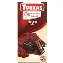 Шоколад черный Torras 51% какао без сахара 75 г