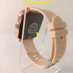 Смарт-годинник Smart Watch Y13 Bluetooth, встановлення власного фону. Колір золото - мініатюра 6