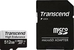 Карта пам'яті Transcend 512GB microSDXC class 10 UHS-I U3 High Endurance (TS512GUSD350V)