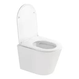 Унітаз підвісний Qtap Scorpio Ultra Quiet сидіння Slim Duroplast/ Soft-close/ Quick relase QT1433053EUQW - мініатюра 2