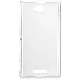 Чохол на задню панель Sony Xperia C C2305 напівпрозорий