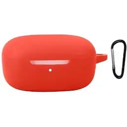 Чехол-накладка DK для Xiaomi Redmi Buds 6 Play | Silicone Candy Friendly с карабином (red)