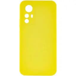 Чохол TPU Getman Liquid Silk Full Camera для Xiaomi Redmi Note 12S Жовтий / Flash