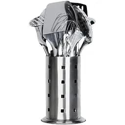 Набір кухонного приладдя Zurrichberg ZB/2088 на стійці з нержавіючої сталі 13 предметів Сріблястий