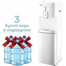 Кулер для води ViO X62-FCC підлоговий з компресорним охолодженням, білий - мініатюра 6
