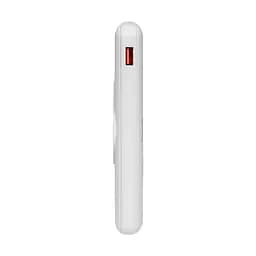Повербанк 10000mAh Power Bank Kraft KPB-1110W White бездротова зарядка (43-00098) - мініатюра 5
