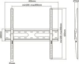 Кріплення для телевізора UniBracket BZ03-40 26 - 55'' [32197] - мініатюра 6