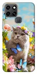 Чохол Demsky Spring cat для Infinix Smart 6