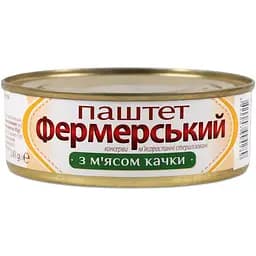 Паштет Фермерский с мясом утки 240 г