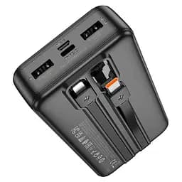 Зовнішній акумулятор Hoco J118A Speed ​​energy power bank with cable 20000mAh - мініатюра 6