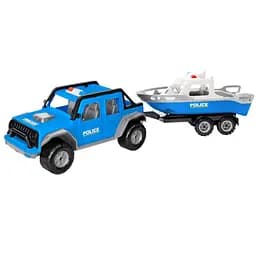 Джип Tigres Титан поліцейський з катером 70 см (40090)