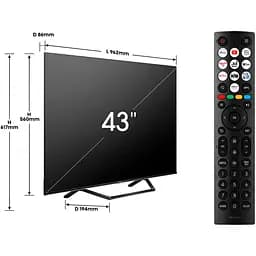 Телевізор Hisense 43A7NQ 43` QLED Ultra HD 4K (20013286) UA [132985] - мініатюра 13