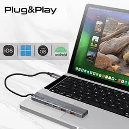 USB-Хаб Promate на 4 порти (litehub-pro) - мініатюра 3