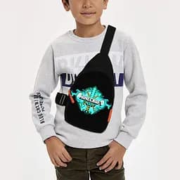 Сумка через плечо детская Minecraft Крипер 29х17 см сумка слинг для мальчика (02088)