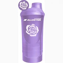 Шейкер спортивний Allnutrition Shaker 2 in 1 Purple Rose 600 мл