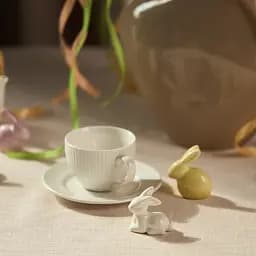 Статуетка декоративна MBM HOME Апельсиновий кролик біла (DH-ST-41 WHITE) - мініатюра 14
