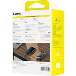УМБ Baseus 10000mAh PicoGo 20W PD,QC,USB-A, 2xUSB-C Black - мініатюра 6