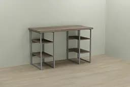 Комп'ютерний стіл Ferrum-decor Карен 75x120x70 сірий ДСП Дуб Сонома Труфель 32мм (FRD-102445)