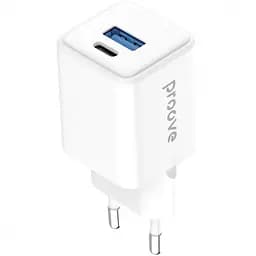 Зарядний пристрій Proove Pocket GaN 30W (Type-C + USB) white (WCPG30110002)