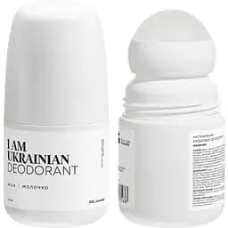 Натуральний кульковий дезодорант DeLaMark I am Ukraine Молочко 70 мл