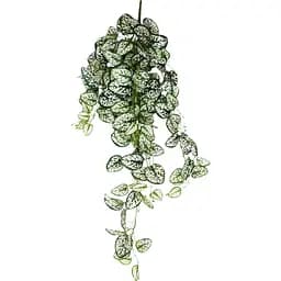 Штучна гілочка Devilon з листочками 105 см біло-зелена (631864)