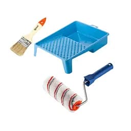 Валик "Мультиколор" 180х48 мм з ручкою, ванночка та пензлик "Стандарт" (770-227)