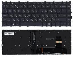 Клавіатура для ноутбука HP Elitebook (745 G7) Black з покажчиком (Point Stick), з підсвічуванням (Light), (Black Frame)