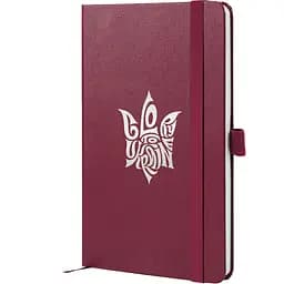 Книга записна Axent Partner Glory A5- в клітинку 96 аркушів винна (8201-46-4-A)