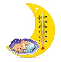 Термометр Склоприлад Сувенір П-17 Місяць Ведмедик (300197)