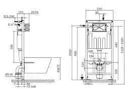 Система інсталяції Cersanit Tech Line OPTI K97-492 30412 - мініатюра 3