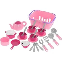 Игрушки в корзинке ТехноК "Кухонный набор Технок" (7181), 29 предметов