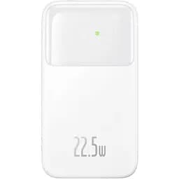 Внешний аккумулятор - повербанк Baseus Comet Digital Display 10000mAh 22.5W (PPMD020002) белый