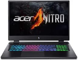 Ноутбук Acer Nitro 17 AN17-42 17.3' QHD IPS, AMD R7-8845HS, 32GB, F1TB, NVD4070-8, Lin, чорний (NH.QSCEU.003)